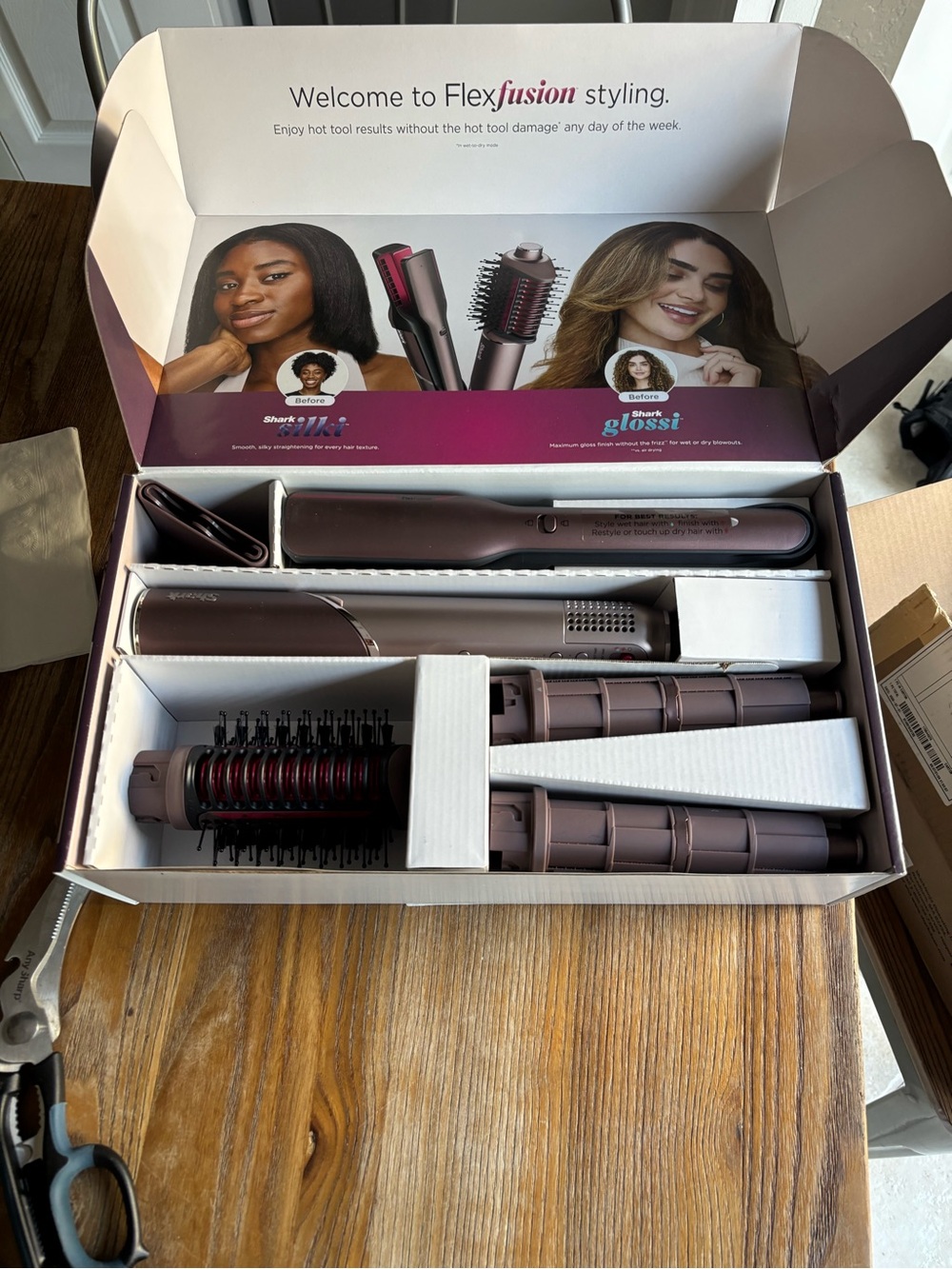 Shark FlexFusion Multi-Styler in Rose Gold BRAND NEW IN BOX - Picture 5 of 5